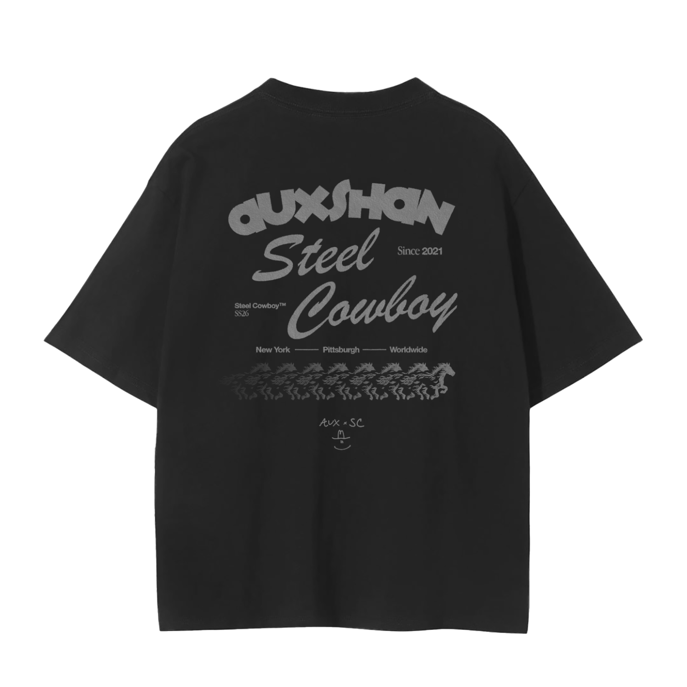 Steel Cowboy x Auxshan T-Shirt