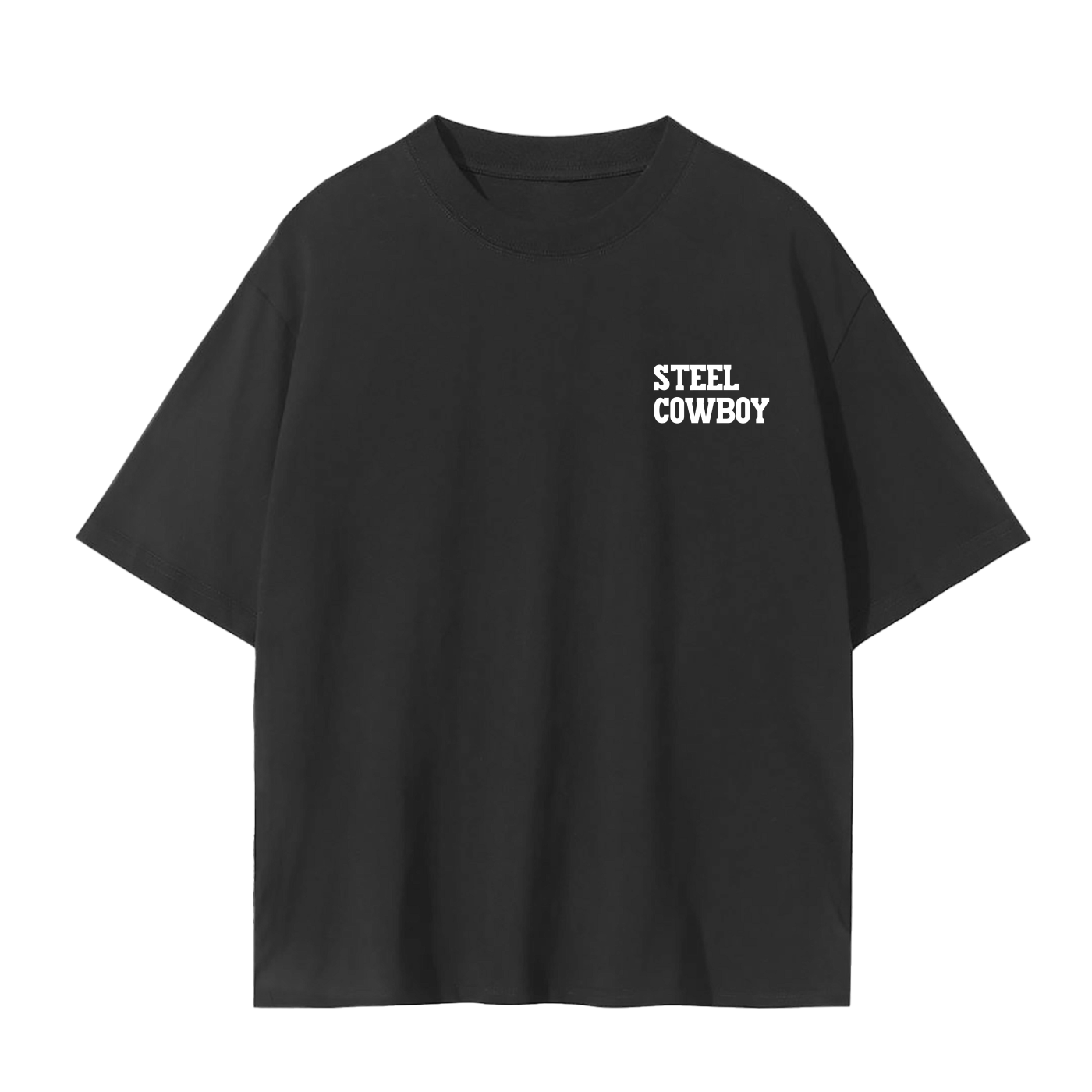 Steel Cowboy Black/White T-shirt