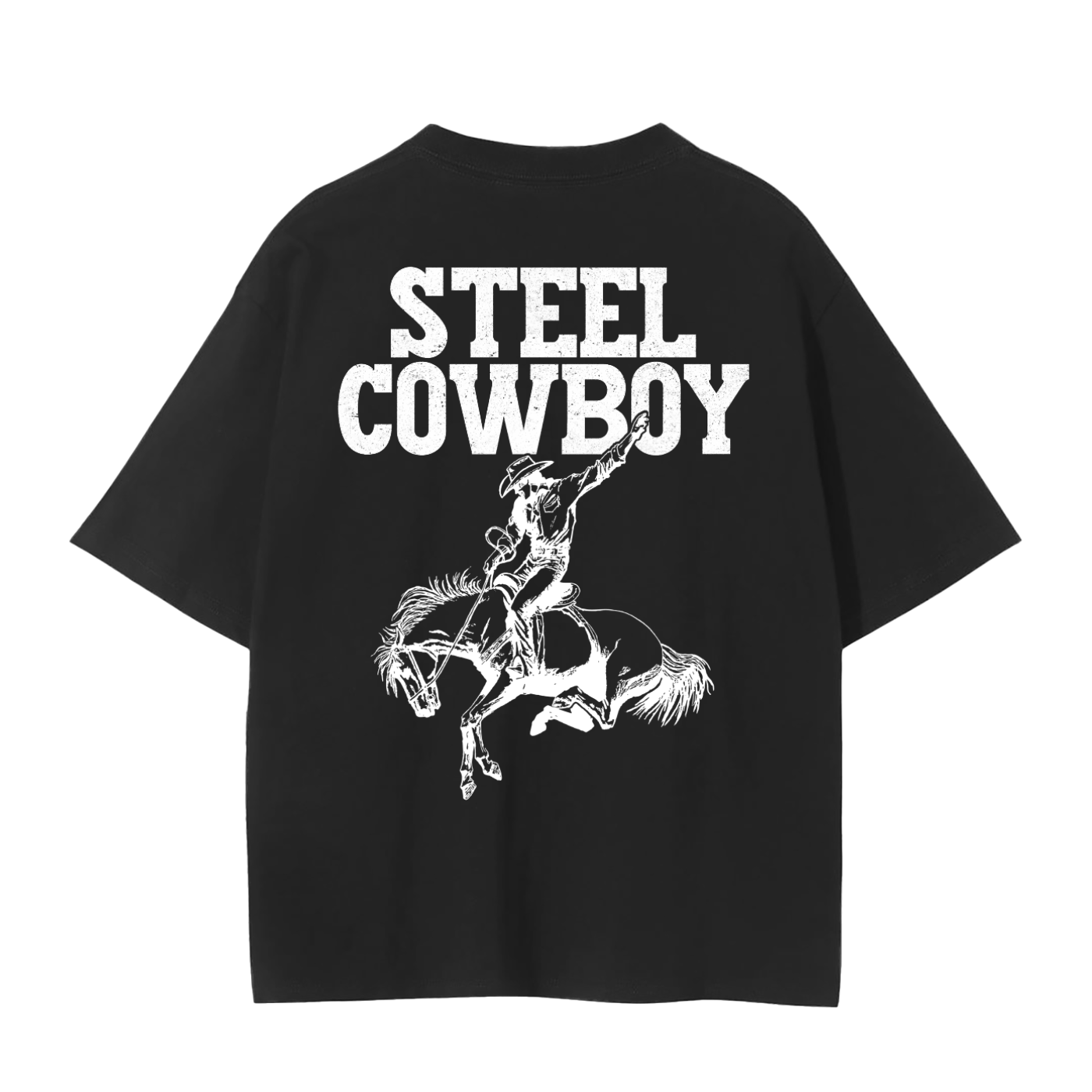 Steel Cowboy Black/White T-shirt